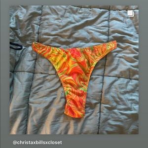 Rave with mi gente thong bottom